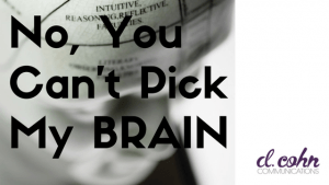 You Can't Pick My Brain