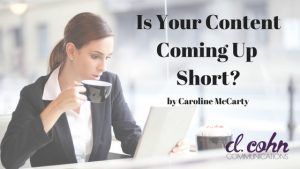 Is Your Content Coming Up Short